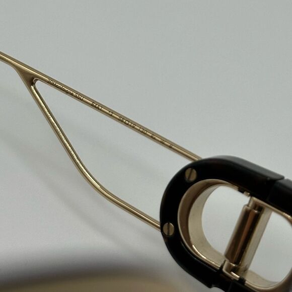 DIOR Sunglasses WOMAN 30MONTAIGNE S5U B4A1 Shiny Gold DH / Gradient Smoke NEW - Picture 7 of 8